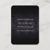 Carte De Visite Cuir Faux (crocodile) (Dos)