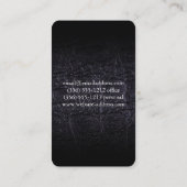 Carte De Visite Cuir Faux (crocodile) (Dos)