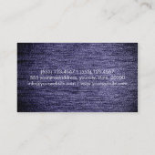 Carte De Visite Cuir gris foncé (Dos)