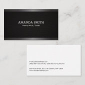 Carte De Visite Cuir | Lux Trim | Exécutif (Devant / Derrière)