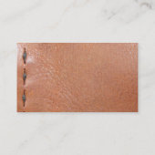 Carte De Visite Cuir - piqué (Dos)