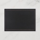 Carte De Visite Cuir pointu (Dos)