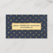 Carte De Visite Cuir rembourré (Dos)