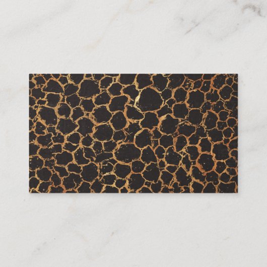 Carte De Visite Cuir rustique (Dos)