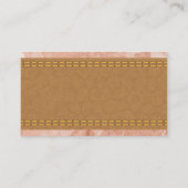 Carte De Visite Cuir Tain Tanné | Marbre (Dos)