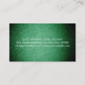 Carte De Visite Cuir vert (Dos)