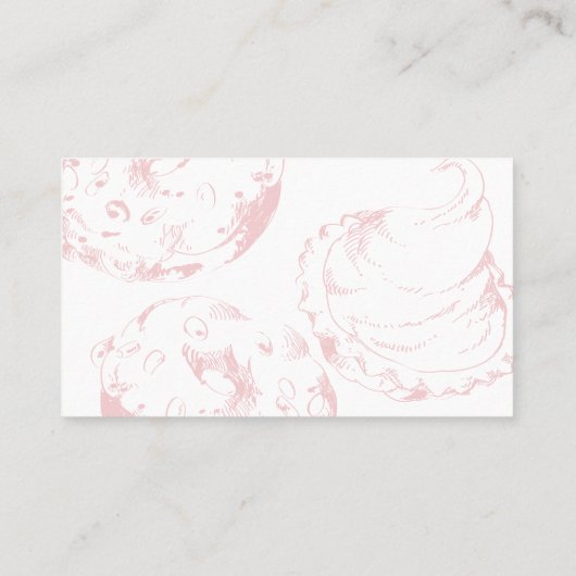 Carte De Visite Cuisine boulangerie Cuisine recettes Chef (Dos)