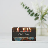 Carte De Visite Cuisine boulangerie Cupcake (Debout devant)