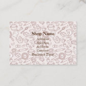 Carte De Visite Cuisine Brown (Dos)