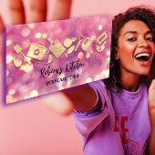 Carte De Visite Cuisine Chef Restaurant Restauration Logo QR Code 