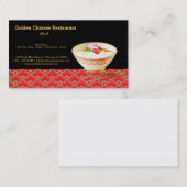 Carte De Visite Cuisine chinoise (Devant / Derrière)