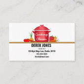 Carte De Visite cuisine classe restauration chili restaurant mexic (Devant)