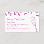 Carte De Visite Cuisine créative Whisk Signature (Dos)