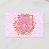 Carte De Visite Cuisine Cuisine Rose (Devant)