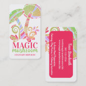 Carte De Visite Cuisine de champignons Super (Devant / Derrière)