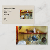 Carte De Visite Cuisine de ferme du 19e siècle (Devant / Derrière)