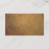 Carte De Visite Cuisine de luxe Chef cuisine Marbre noir & or (Dos)