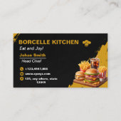Carte De Visite Cuisine de qualité supérieure - Impression durable (Devant)