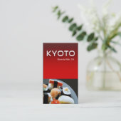 Carte De Visite Cuisine de restaurants de restauration de (Debout devant)