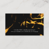 Carte De Visite Cuisine du chef professionnel Restauration/Restaur (Dos)