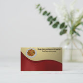 Carte De Visite Cuisine espagnole (Debout devant)