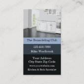 Carte De Visite Cuisine Et Baignoire Modernes (Devant)