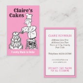 Carte De Visite Cuisine et pâtisserie (Devant / Derrière)