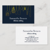 Carte De Visite Cuisine et restauration modernes, cuisine chic et (Devant / Derrière)