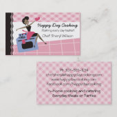 Carte De Visite Cuisine faite sur commande de four de femme (Devant / Derrière)