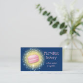 Carte De Visite Cuisine fée magique étoiles macaron biscuits boula (Debout devant)