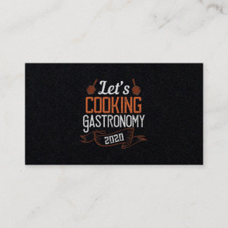 Carte De Visite Cuisine Gastronomie 2022