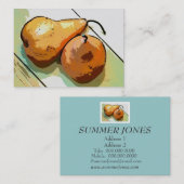 Carte De Visite Cuisine heureuse (Devant / Derrière)