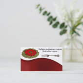 Carte De Visite Cuisine italienne (Debout devant)