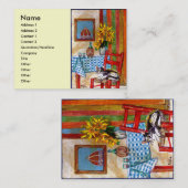 CARTE DE VISITE CUISINE ITALIENNE À FLORENCE (Devant / Derrière)