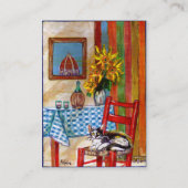 CARTE DE VISITE CUISINE ITALIENNE À FLORENCE (Dos)