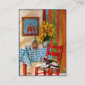 CARTE DE VISITE CUISINE ITALIENNE À FLORENCE (Dos)