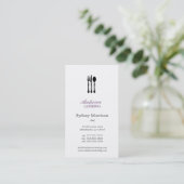 Carte De Visite Cuisine moderne Chef/Restauration/Restaurant (Debout devant)