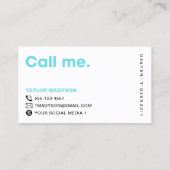 Carte De Visite Cuisine moderne Chien Groomer Chien Poussés Pampé (Dos)