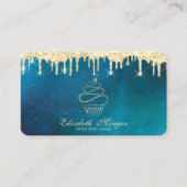 Carte De Visite Cuisine moderne Sweets Cupcake Gold Drivers (Devant)