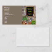 Carte De Visite Cuisine personnalisable (Devant / Derrière)