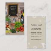 Carte De Visite Cuisine (personnalisable) (Devant / Derrière)