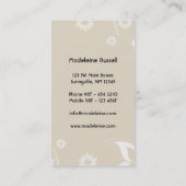 Carte De Visite Cuisine (personnalisable) (Dos)