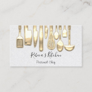 Carte De Visite Cuisine Personnel Chef Restaurant Cuisine Cuisine