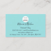 Carte De Visite Cuisine Personnel Chef Restaurant Restauration Ble (Dos)