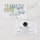 Carte De Visite Cuisine Personnel Chef Restaurant Restauration Cui (Devant / Derrière)