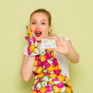 Carte De Visite Cuisine Personnel Chef Restaurant Restauration Gol