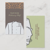 Carte De Visite Cuisine Personnelle Restaurant Restauration (Devant / Derrière)