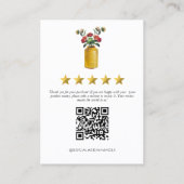 Carte De Visite Cuisine Repas Chef Restauration Demande de révisio (Dos)