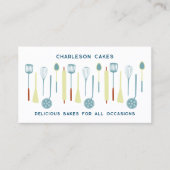 Carte De Visite Cuisine Rétro Cuisine Cuisine Restauration (Devant)