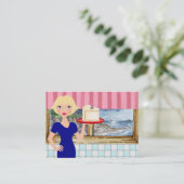 Carte De Visite Cuisine / Traiteur (Debout devant)